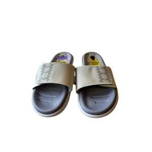 Under Armour Unisex Mercenary Slide Sandals 3025851 100 White Gray Sz M13/W14.5